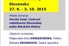 8. medzinárodné výtvarné sympózium Belušské Slatiny, 2015